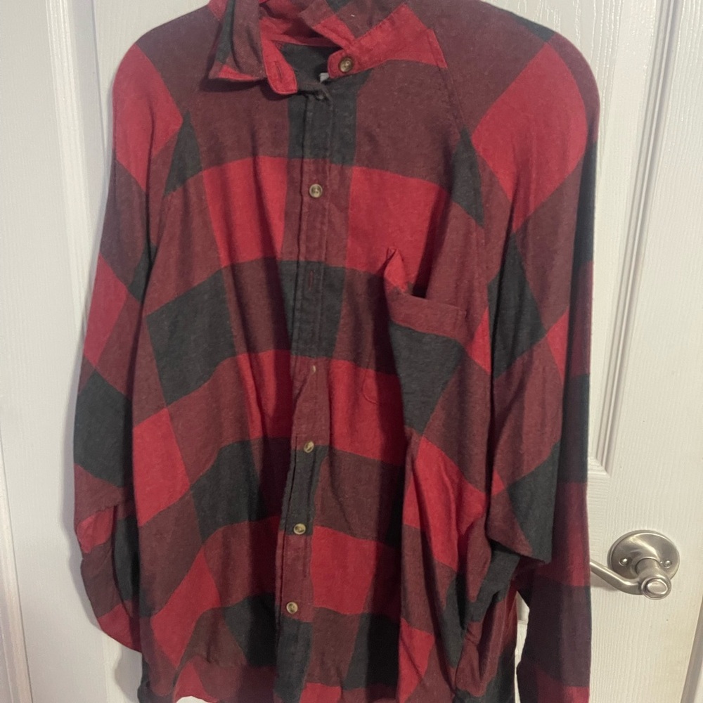 american eagle fall flannel oversized